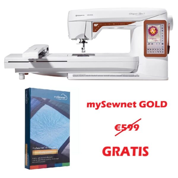 Husqvarna Viking - Designer Topaz 40 - RICAMO 240x150 + mySewnet GOLD gratis