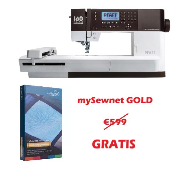 Pfaff Ambition 640 Macchina per cucire e ricamare elettronica + mySewnet Gold OMAGGIO